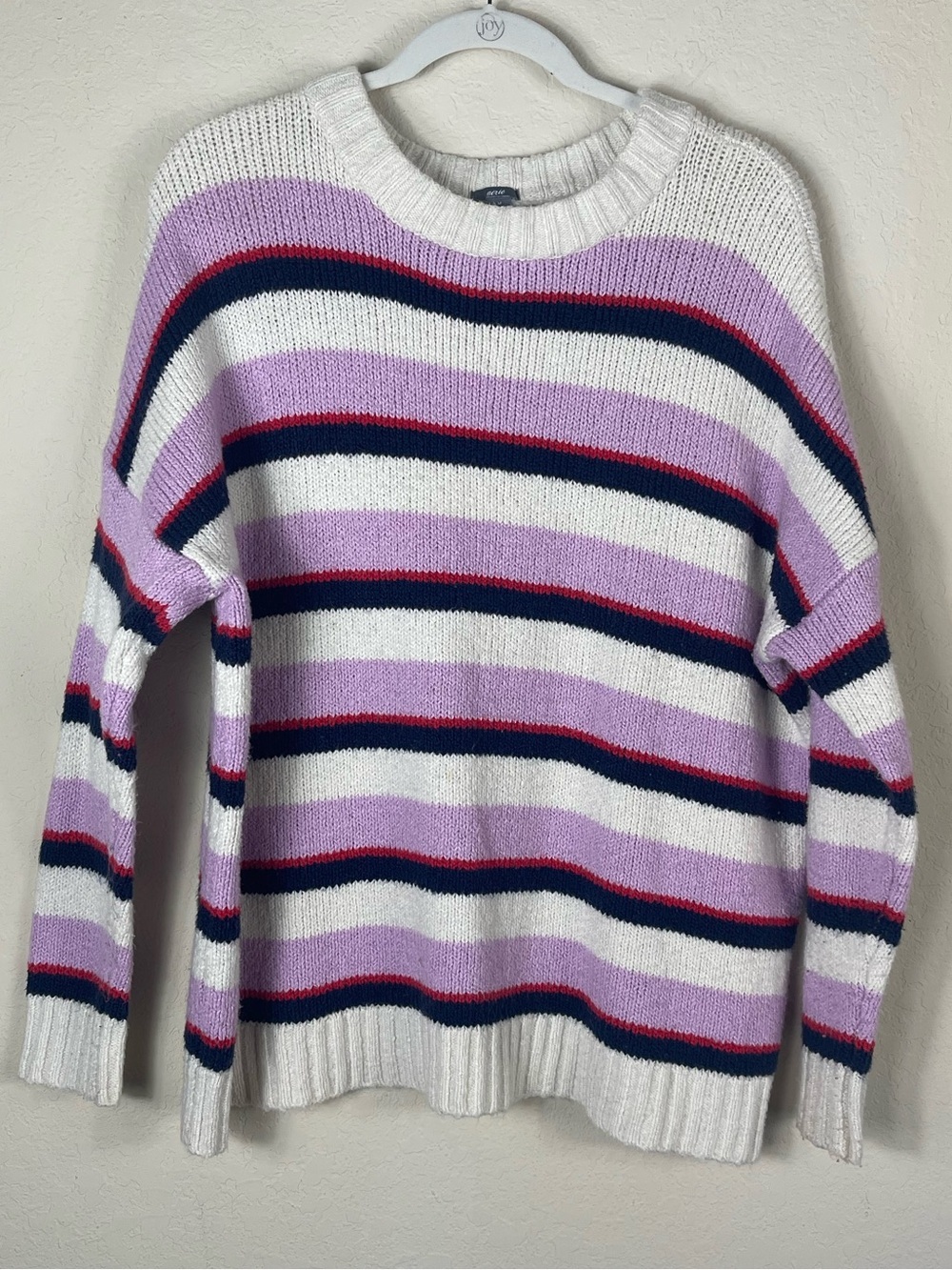 Aerie Striped Knit Sweater Size Medium